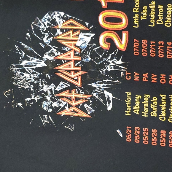Def Leppard Journey concert tee Tour 2018 XL short sleeve NEW - Picture 4 of 7